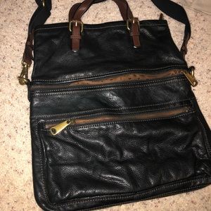 Fossil leather bag
